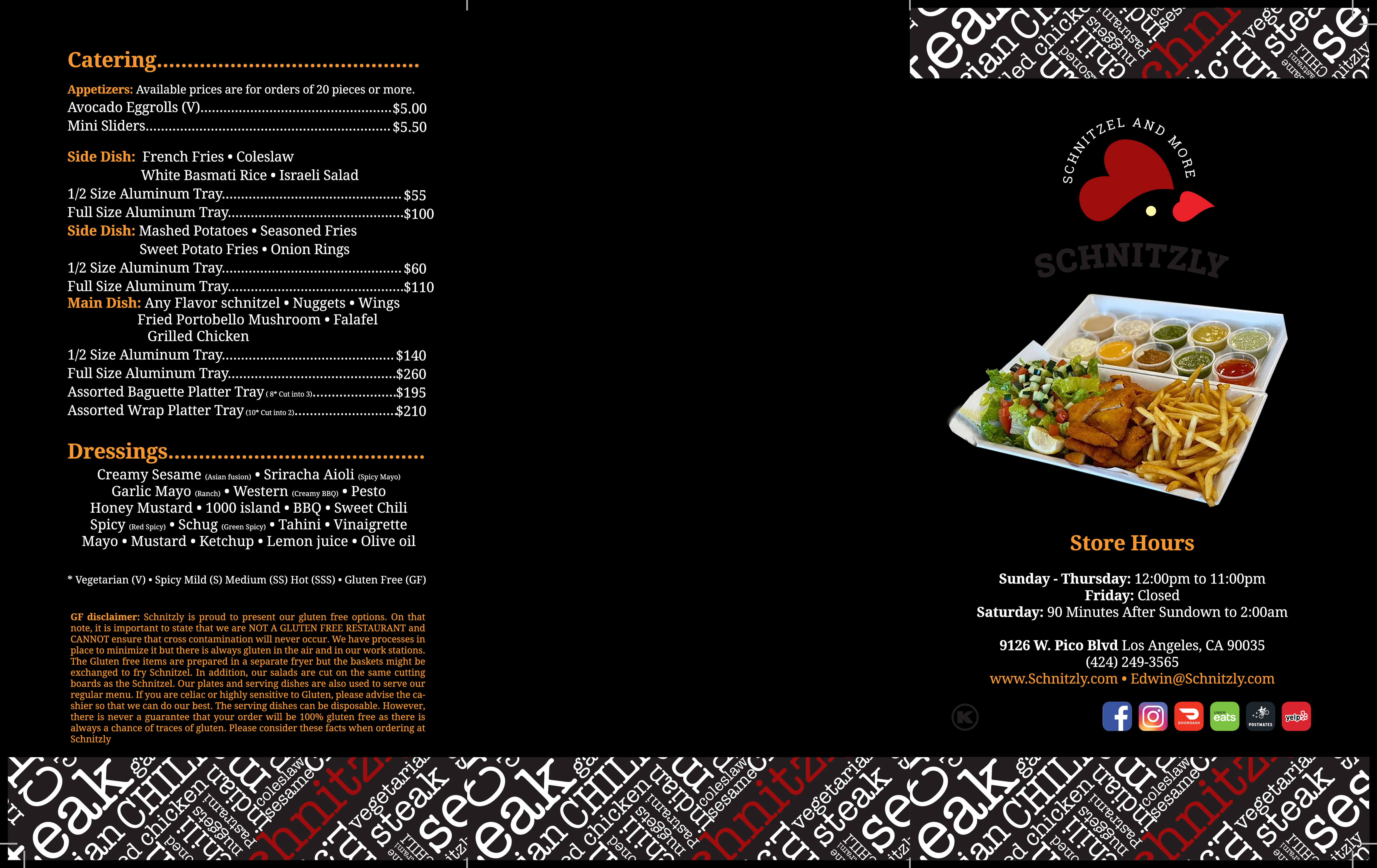 Schnitzly Menu 2